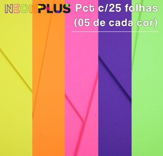 Neon vibes: papelaria para criar designs vibrantes